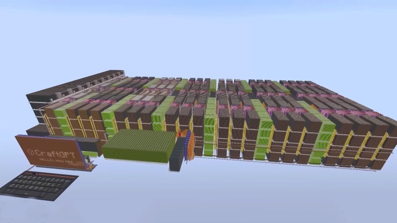 AI chatbot bol vytvoren v Minecrafte