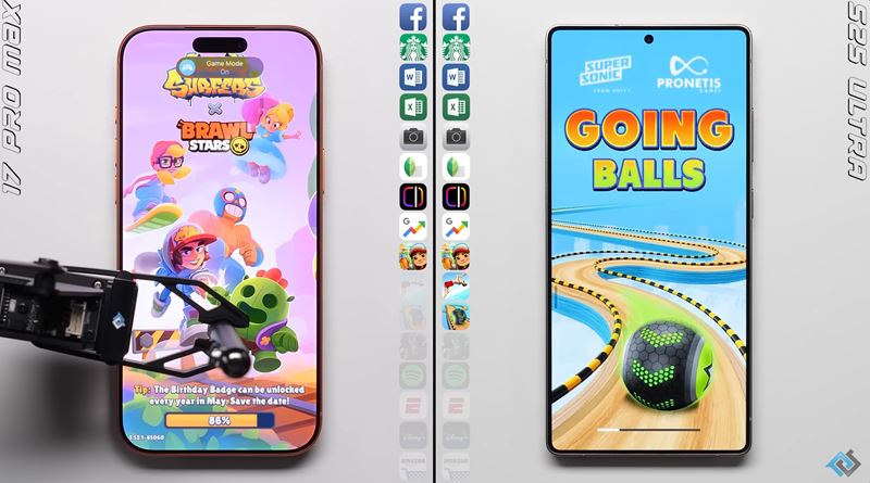 Ako dopadlo porovnanie relneho vkonu iPhone 17 Pro Max a Galaxy S25 Ultra?