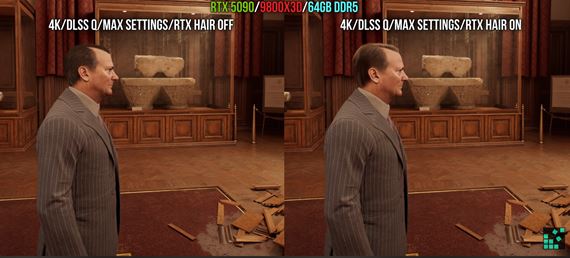 Porovnanie RTX Hair funkcie v Indiana Jonesovi