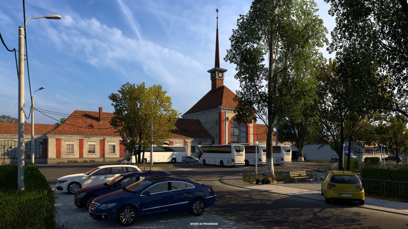 Euro Truck Simulator 2 pripravuje autobusov stanice pre DLC Coaches
