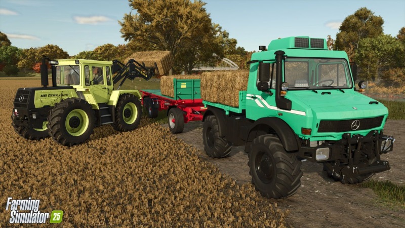 Farming Simulator 25 prina Mercedes-Benz Trucks Pack