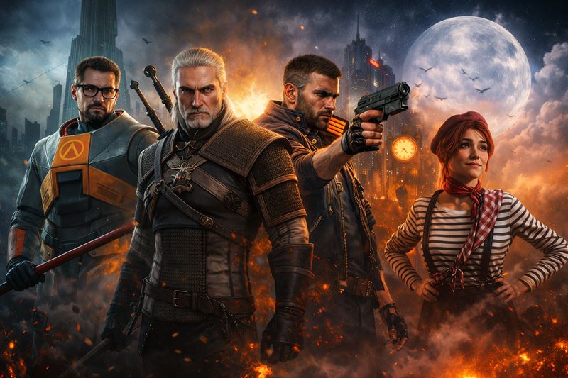 Ak� hry roka sme na Sectore vybrali od roku 1999 do roku 2025?
