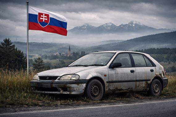 Vozový park v Európe sa mení, elektromobily majú v premávke 2,3 % a autá ďalej starnú. Na Slovensku je áut menej.