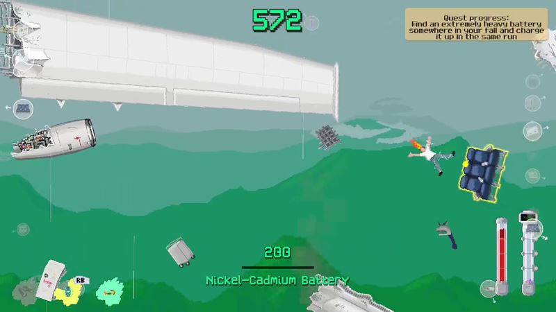 Freefall 95 ark�dov� ak�n� hra o pre�it� po�as p�du z lietadla