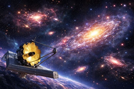 James Webb ukazuje problém - Vesmír sa vyvíjal rýchlejšie, než chápe dnešná fyzika