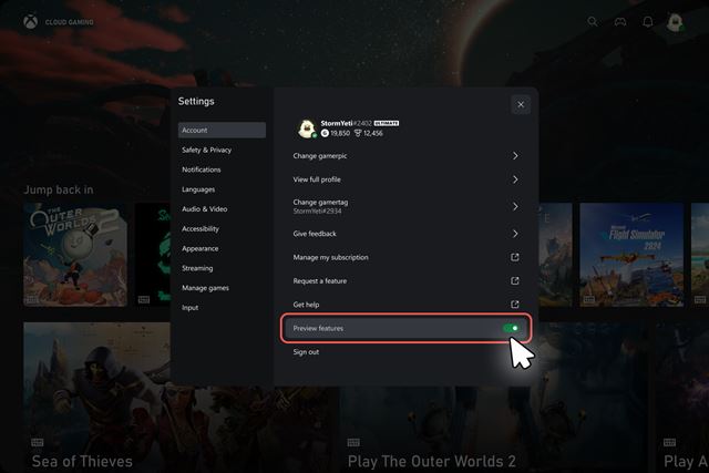 Microsoft spustil preview verziu nov�ho web rozhrania Xbox Cloud Gaming   