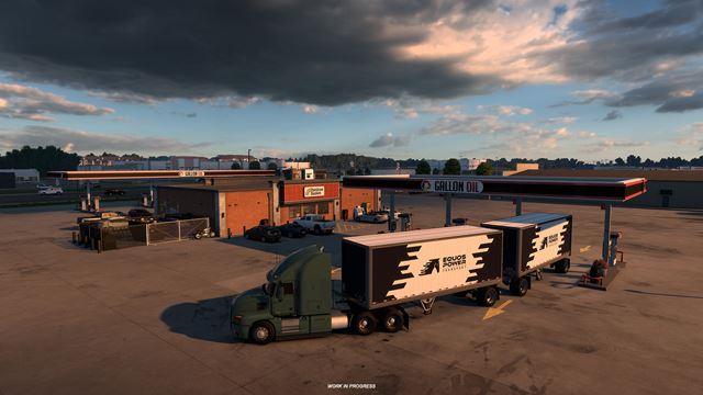 American Truck Simulator roz��ri mapu o Ju�n� Dakotu, ukazuje nov� truck stopy 
