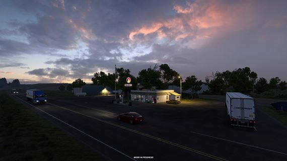 American Truck Simulator rozšíri mapu o Južnú Dakotu, ukazuje nové truck stopy