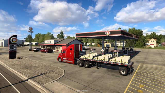 American Truck Simulator roz��ri mapu o Ju�n� Dakotu, ukazuje nov� truck stopy 