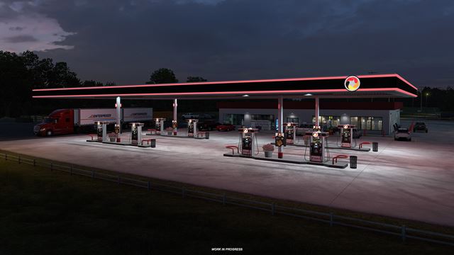 American Truck Simulator roz��ri mapu o Ju�n� Dakotu, ukazuje nov� truck stopy 