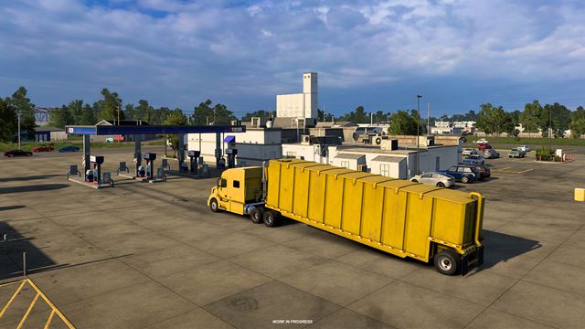 American Truck Simulator roz��ri mapu o Ju�n� Dakotu, ukazuje nov� truck stopy 