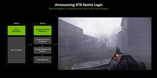 Modovac� n�stroj RTX Remix sa roz��ri o scriptovanie, Nvidia ohl�sila aj generovanie AI vide� 