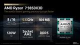 AMD na CES 2026 predstavilo Ryzen 7 9850X3D s vy���m taktovan�m