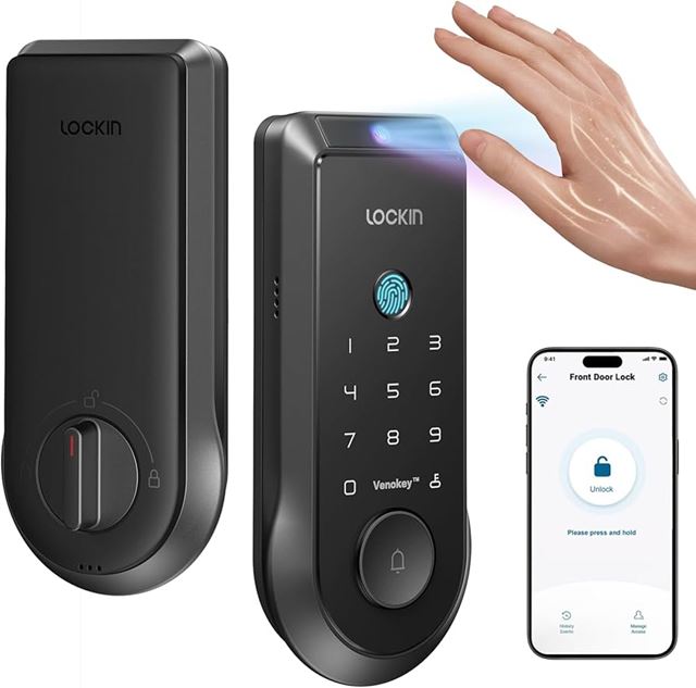 Lockin V7 Max smart zámok, budete odomkýnať snímaním svojich žíl 