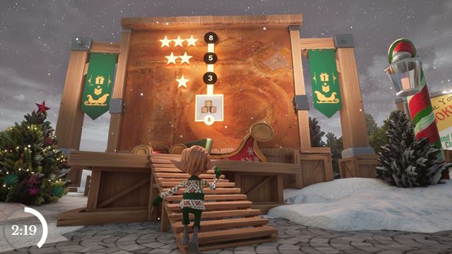 North Pole Workshop sprav� z hr��ov �kriatkov pom�haj�cich Santa Clausovi 