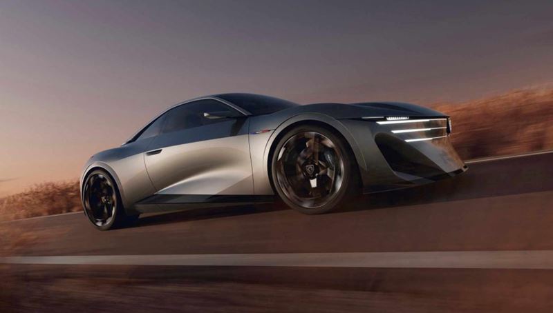 Peugeot RCZ Vision vracia slávne kupé, má solid-state batériu, 500 koní a 1000 V architektúru