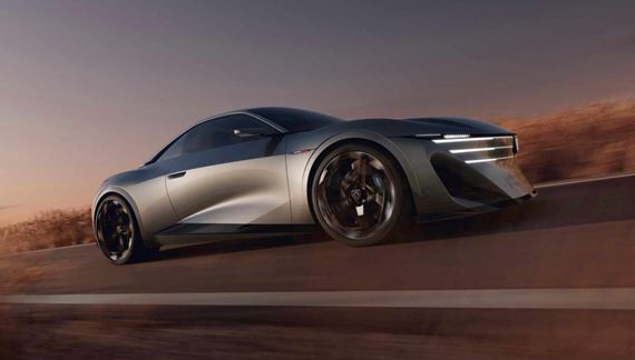 Peugeot RCZ Vision vracia slávne kupé, má solid-state batériu, 500 koní a 1000 V architektúru
