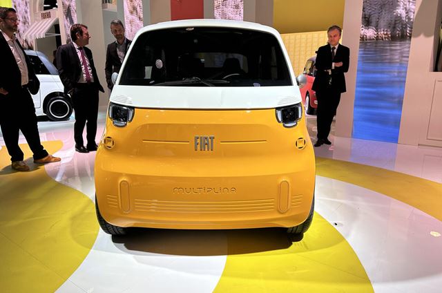 Fiat ukázal novú Multiplu, Multiplina bude miniatúrny štvormiestny elektromobil 
