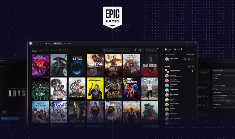 Epic Games predstavil launcher vytvoren� pomocou AI, podporuje Linux, je r�chlej�� ako p�vodn� verzia a aj ako Steam