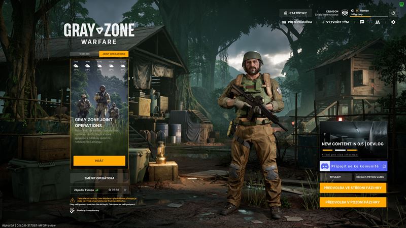 Gray Zone Warfare dost�va nov� mo�nosti, z�klad�u, crafting, pa�ovanie a �al�ie misie
