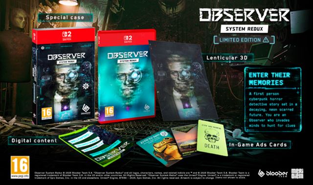 Observer: System Redux dostane na Switch 2 limitovan� fyzick� ed�ciu 