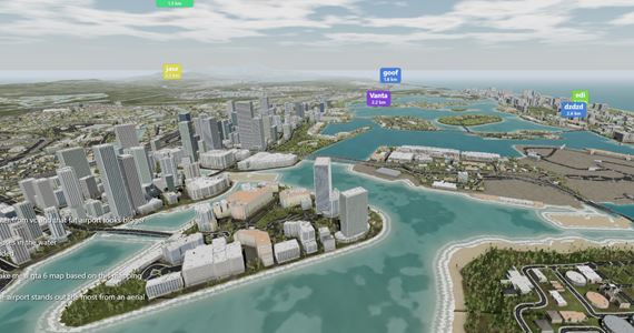 Fan��ik vytvoril mapu GTA 6 v Unreal Engine 5, m��ete si ju vysk��a� aj v prehliada�i