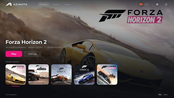 Azimuth 1.0 prin�a Forza Motorsport 5, Forza Motorsport 6 a Forza Horizon 3 z Xbox One na PC