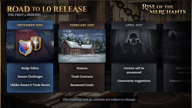 Rise of the Merchants vstupuje do Early Access so z�avou 