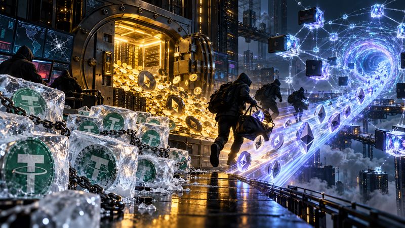 Hackeri ukradli z burzy Binance kryptomeny za 6,3 miliardy dolárov a 60 miliónov USDT vymenili cez Aave za ETH