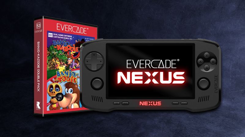 Evercade Nexus prich�dza s dvojicou hier Banjo-Kazooie a podporou multiplayeru