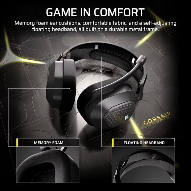 Corsair predstavil HS80 v2 MAX Wireless, hern� headset so 110-hodinovou v�dr�ou a vylep�en�m zvukom 