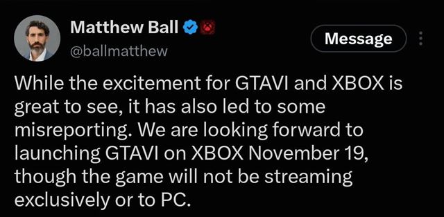GTA VI Is Coming to Xbox Cloud Gaming, but It’s Not Supposed to Be Streamable on PC 