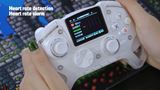 Anbernic RG G01 gamepad v�m po�as hrania zmeria aj tep