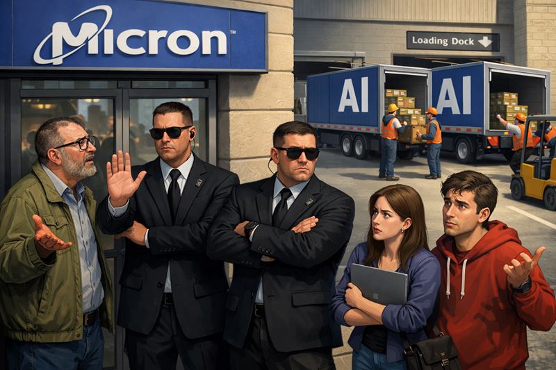 Micron sa bráni kritike ohľadom nedostatku pamätí, no jeho kroky sledujú predovšetkým zisk