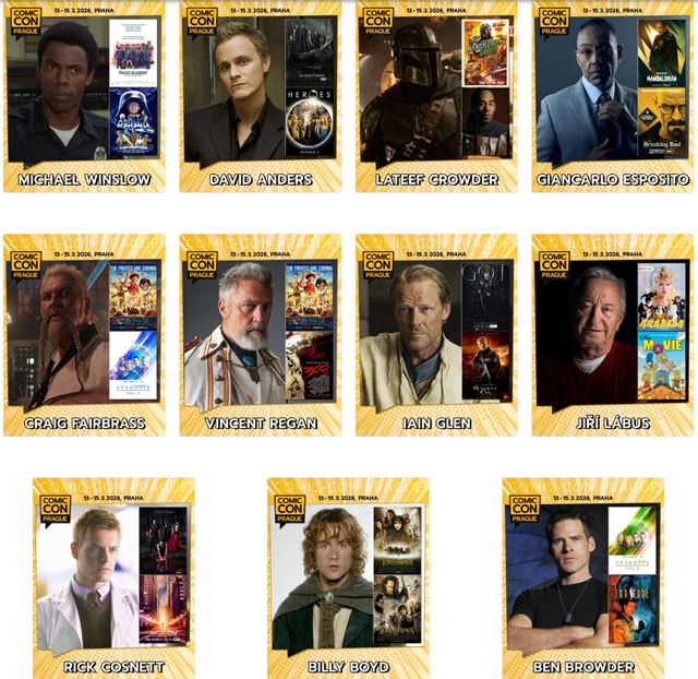 U� o mesiac sa v Prahe stretn� hviezdy zo svetov Breaking Bad, Stargate, Game of Thrones, One Piece, Star Wars �i Lord of the Rings 