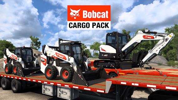 American Truck Simulator a Euro Truck Simulator 2 dost�vaj� Bobcat Cargo Pack