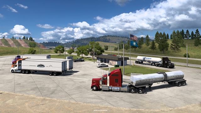American Truck Simulator ukazuje cestn� sie� Ju�nej Dakoty v pripravovanej expanzii 