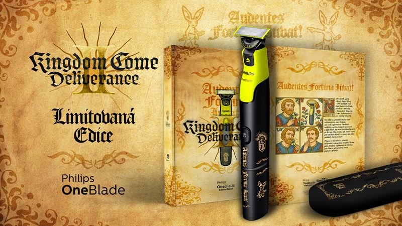 Philips sa spojil s Kingdom Come Deliverance II a spravil �peci�lnu ed�ciu Philips OneBlade 360