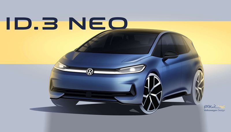 Volkswagen práve teasuje nástupcu ID.3. Príde ako ID.3 Neo