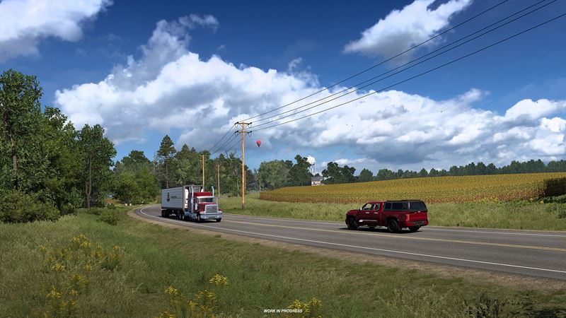 American Truck Simulator ukazuje jazdu �t�tom Illinois v novom gameplay videu