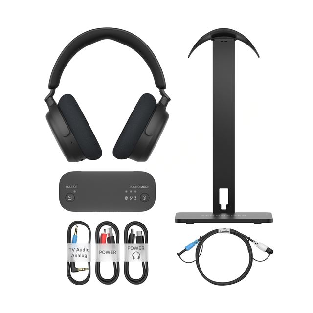 Sennheiser RS 275 prin�aj� bezdr�tov� zvuk k telev�zoru, umo�nia aj spolo�n� sledovanie bez ru�enia okolia 