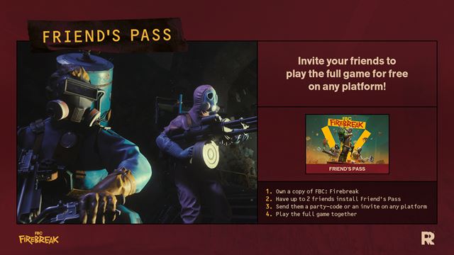 FBC: Firebreak dostalo update Open House, prin�a nov� ar�ny, Friend�s Pass a aj zlacnenie hry 