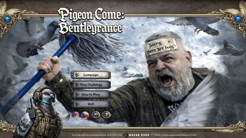 Vy�la parodick� hra Pingeon Come: Bentleyrance