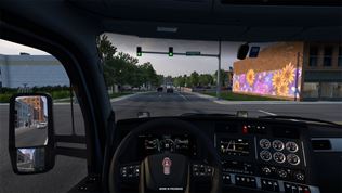 American Truck Simulator: Illinois DLC ukazuje umenie na sten�ch miest 
