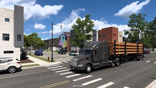 American Truck Simulator: Illinois DLC ukazuje umenie na sten�ch miest 