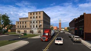 American Truck Simulator: Illinois DLC ukazuje umenie na sten�ch miest 