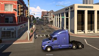 American Truck Simulator: Illinois DLC ukazuje umenie na sten�ch miest 