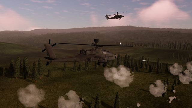 Gunship Origins v�s posad� do kokpitu vojenskej helikopt�ry 