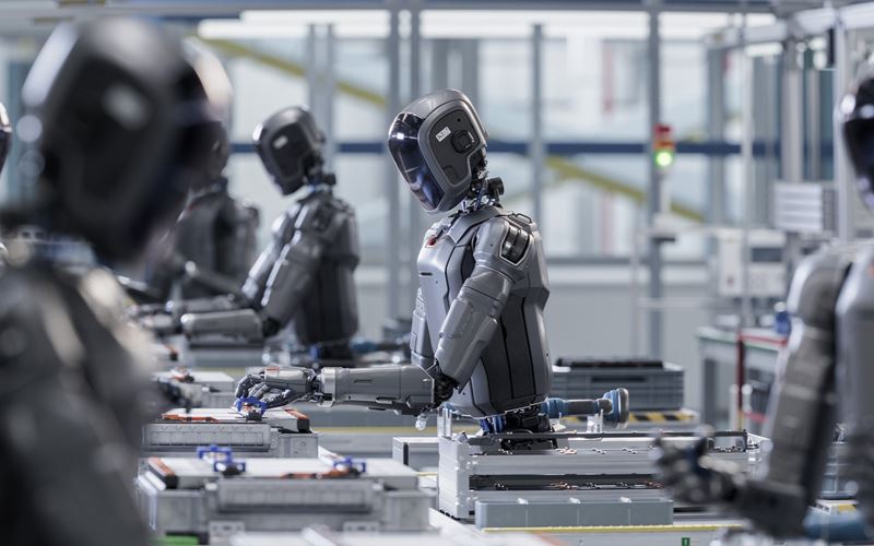 V Číne spustili prvú automatizovanú linku na výrobu humanoidných robotov