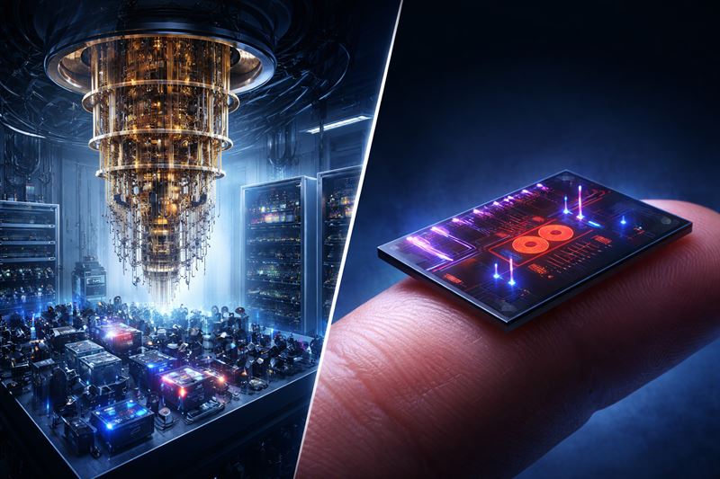 Kvantové počítače sa posúvajú bližšie k veľkosti bežného čipu